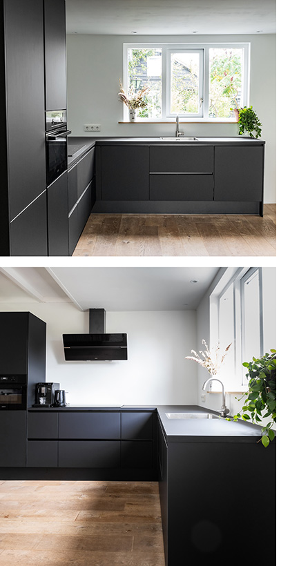 Black Matte kitchen 1 Black Matte kitchen 1