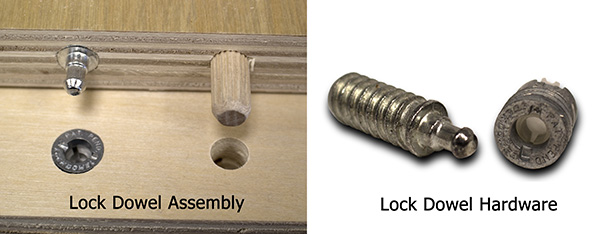 Lock Dowel Hardware