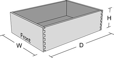 dovetail, drawer, box