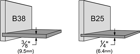 Drawer Boxes - Contruction Option 2 B38 & B25